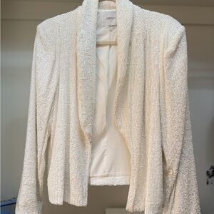 White Sequin blazer